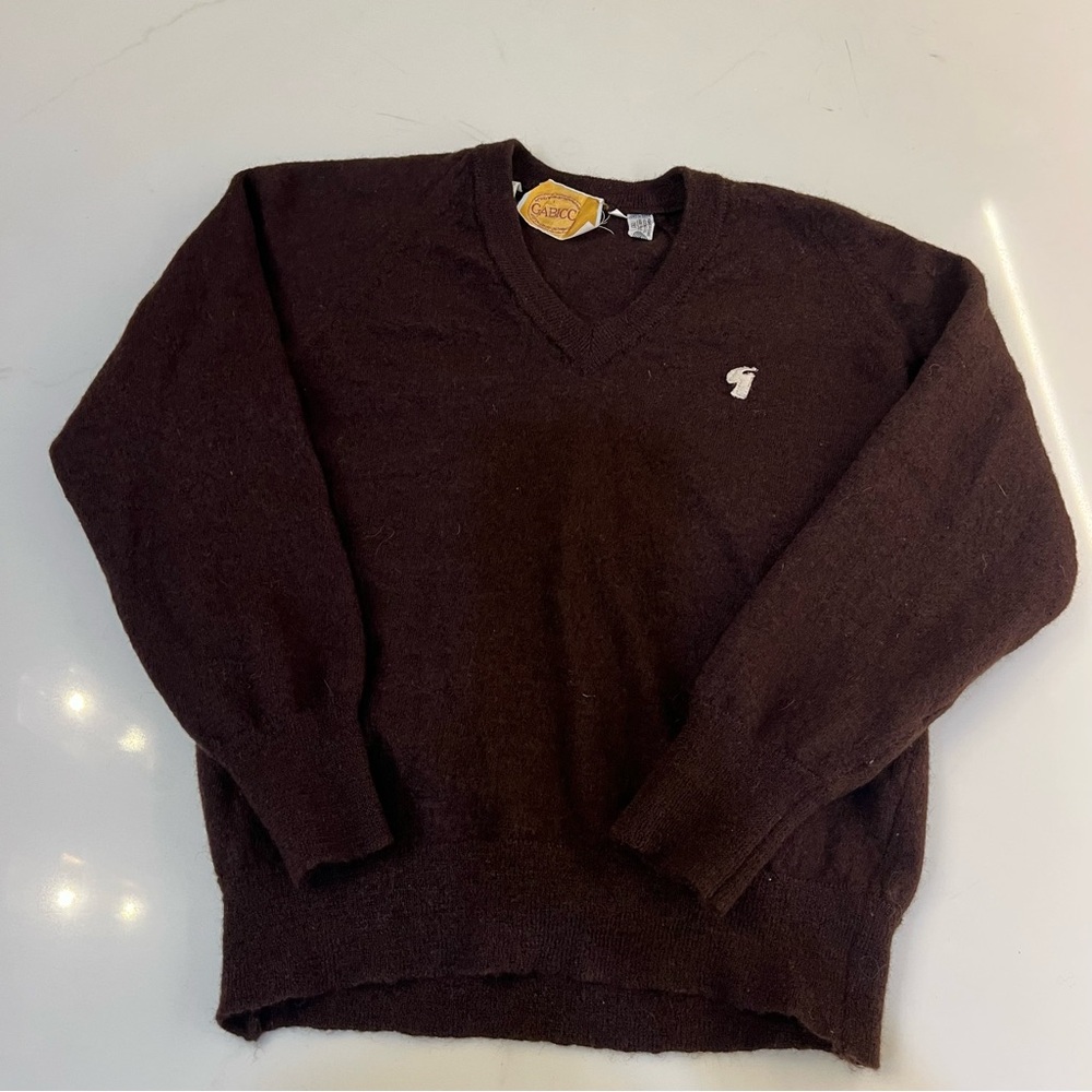 Classic Brown V-Neck Sweater